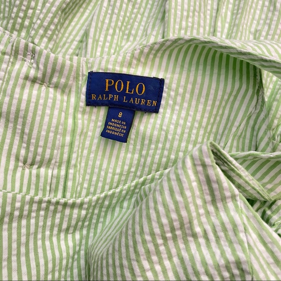 Polo Ralph Lauren Green Seersucker Dress
Girls 8 - Picture 5 of 5